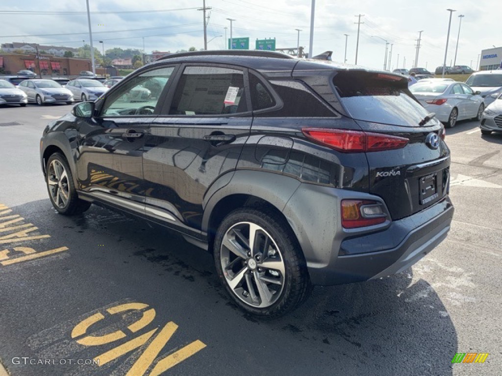 2020 Kona Ultimate AWD - Ultra Black / Black photo #6