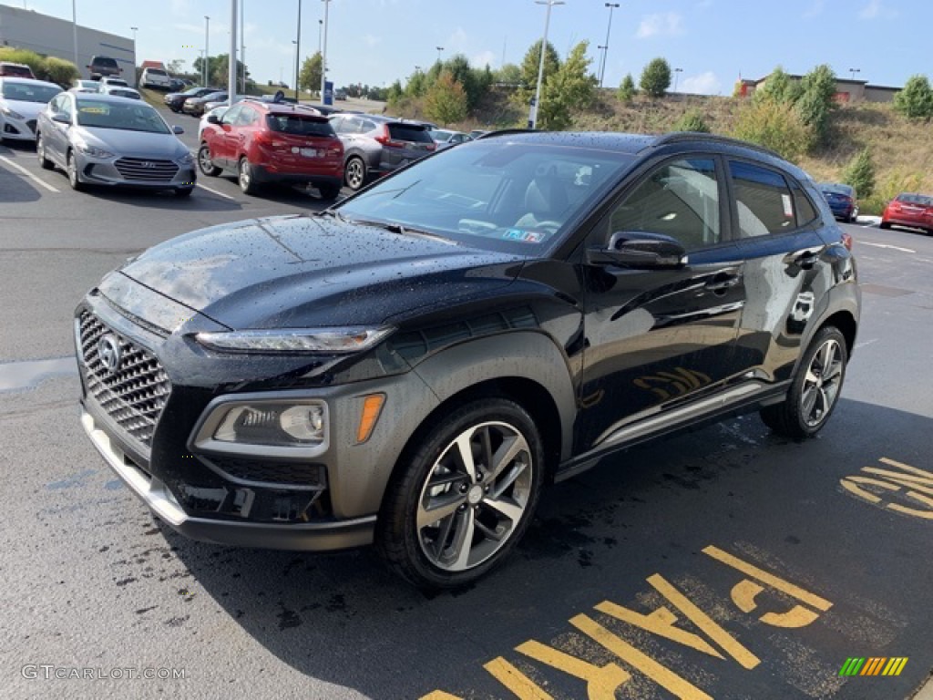 2020 Kona Ultimate AWD - Ultra Black / Black photo #7