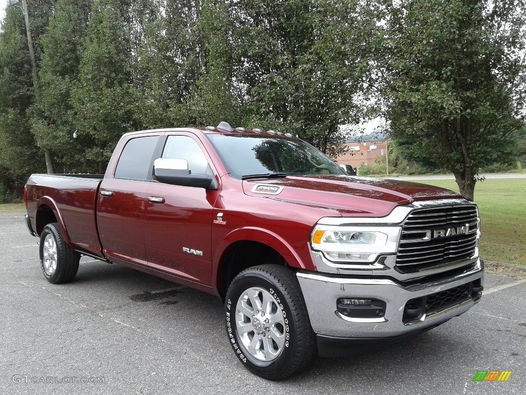 Delmonico Red Pearl 2019 Ram 2500 Laramie Crew Cab 4x4 Exterior Photo #135427808