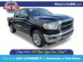 2020 Diamond Black Crystal Pearl Ram 1500 Big Horn Crew Cab 4x4  photo #1