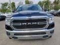 2020 Diamond Black Crystal Pearl Ram 1500 Big Horn Crew Cab 4x4  photo #2