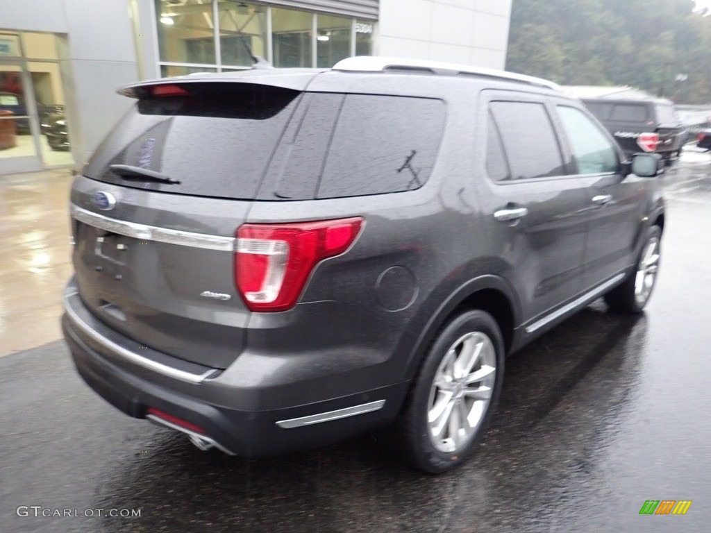 2018 Explorer Limited 4WD - Magnetic Metallic / Ebony Black photo #2