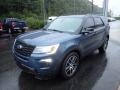 2018 Blue Metallic Ford Explorer Sport 4WD  photo #7