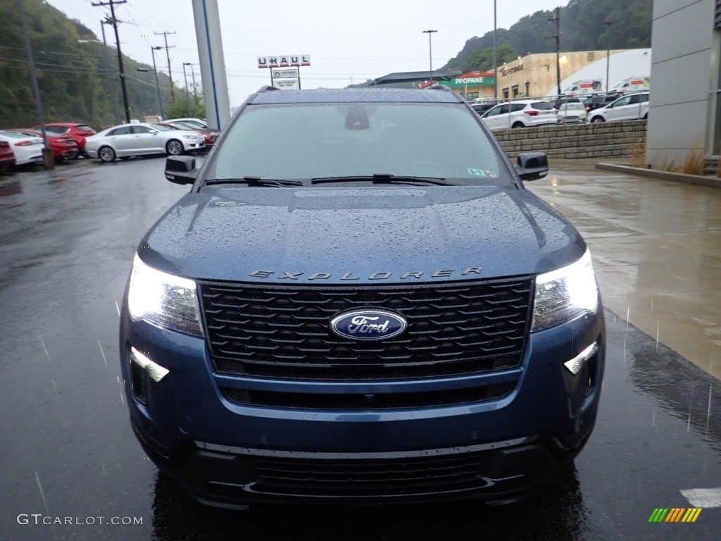 2018 Explorer Sport 4WD - Blue Metallic / Ebony Black photo #8