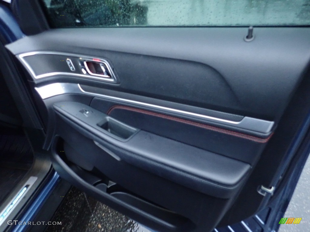 2018 Explorer Sport 4WD - Blue Metallic / Ebony Black photo #13