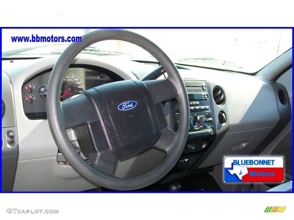 2004 F150 STX Regular Cab 4x4 - Dark Shadow Grey Metallic / Dark Flint photo #5