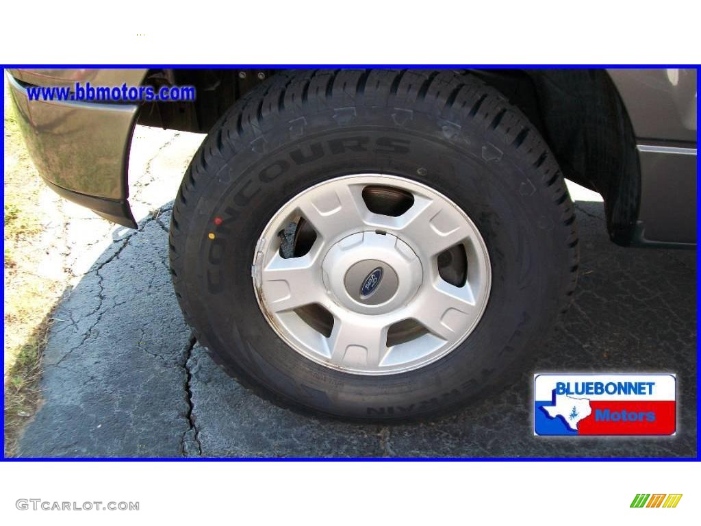 2004 F150 STX Regular Cab 4x4 - Dark Shadow Grey Metallic / Dark Flint photo #8