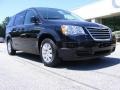 2009 Brilliant Black Crystal Pearl Chrysler Town & Country LX  photo #2