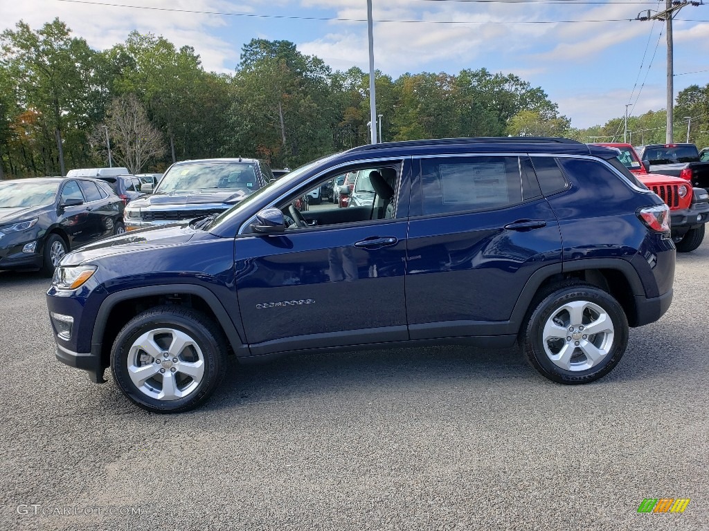 2020 Compass Latitude 4x4 - Jazz Blue Pearl / Black photo #3