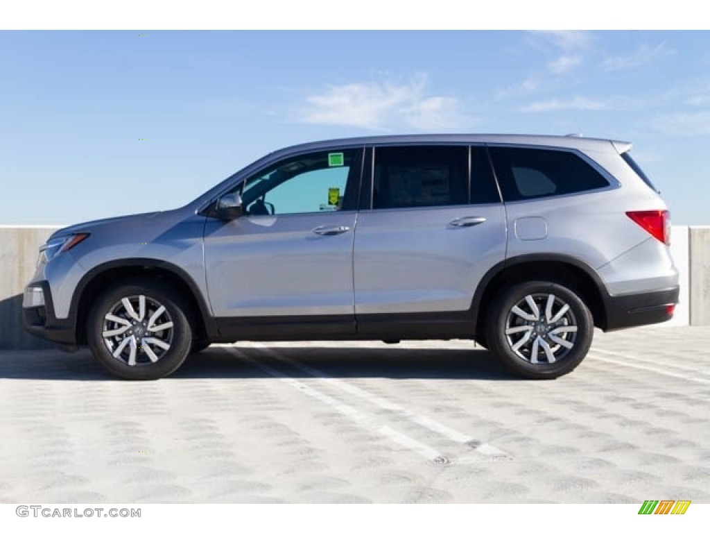 2019 Pilot EX-L - Lunar Silver Metallic / Gray photo #5