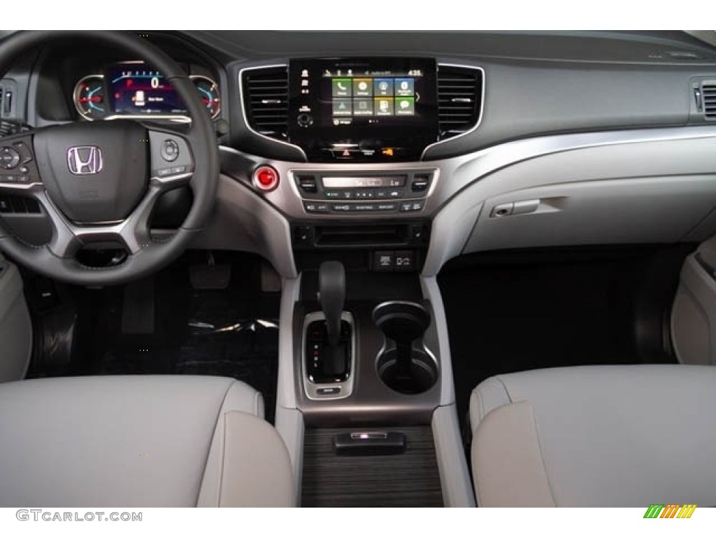 2019 Pilot EX-L - Lunar Silver Metallic / Gray photo #18