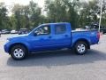 2012 Metallic Blue Nissan Frontier SV Crew Cab 4x4  photo #10