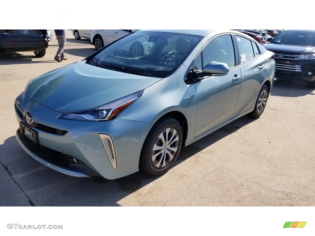 Sea Glass Pearl 2020 Toyota Prius XLE AWD-e Exterior Photo #135435214