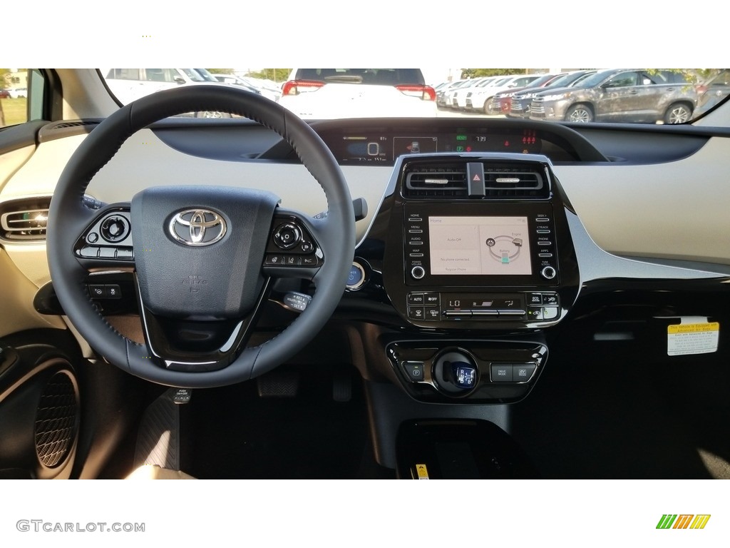 2020 Toyota Prius XLE AWD-e Harvest Beige Dashboard Photo #135435265