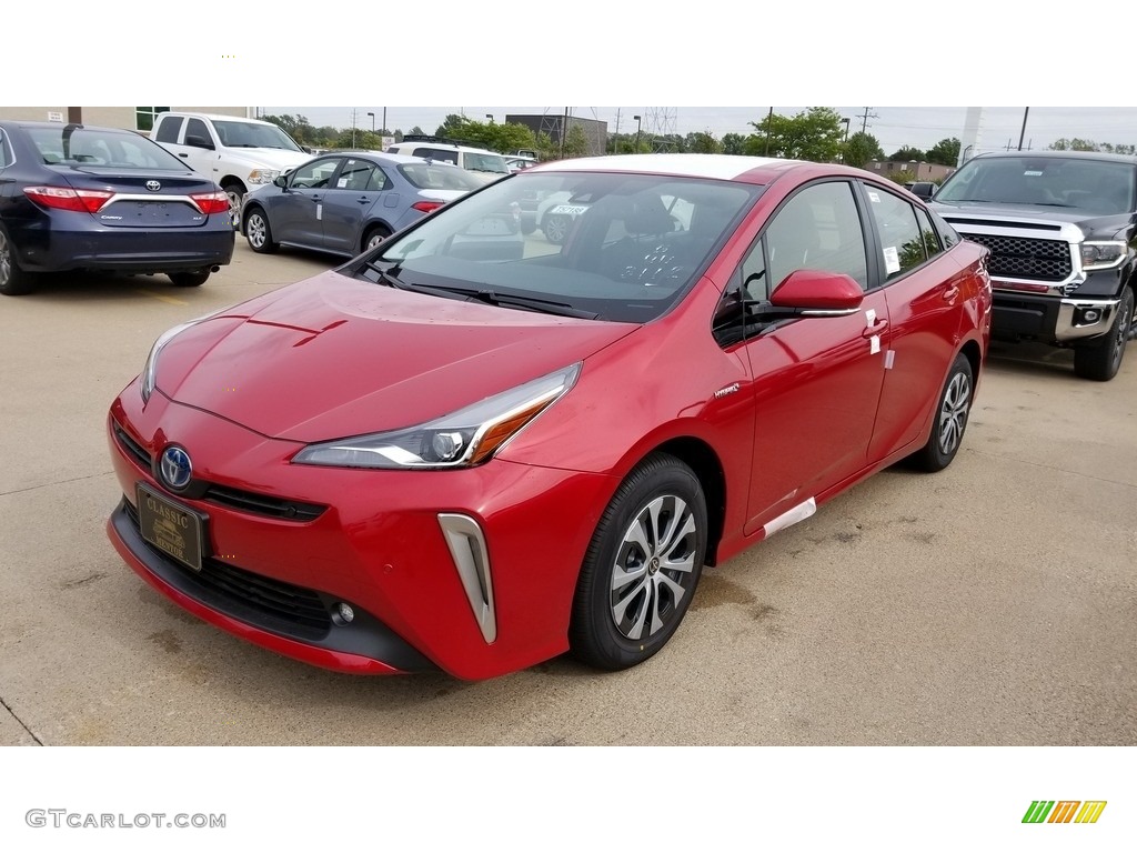 Supersonic Red 2020 Toyota Prius XLE AWD-e Exterior Photo #135435547