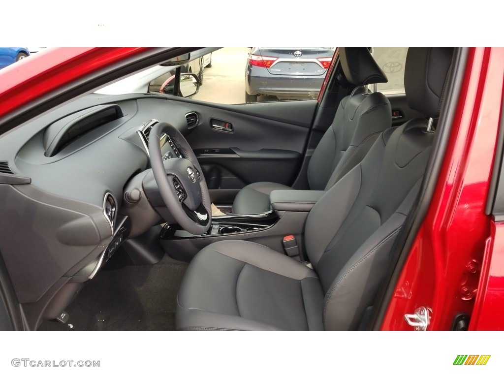 Black Interior 2020 Toyota Prius XLE AWD-e Photo #135435562
