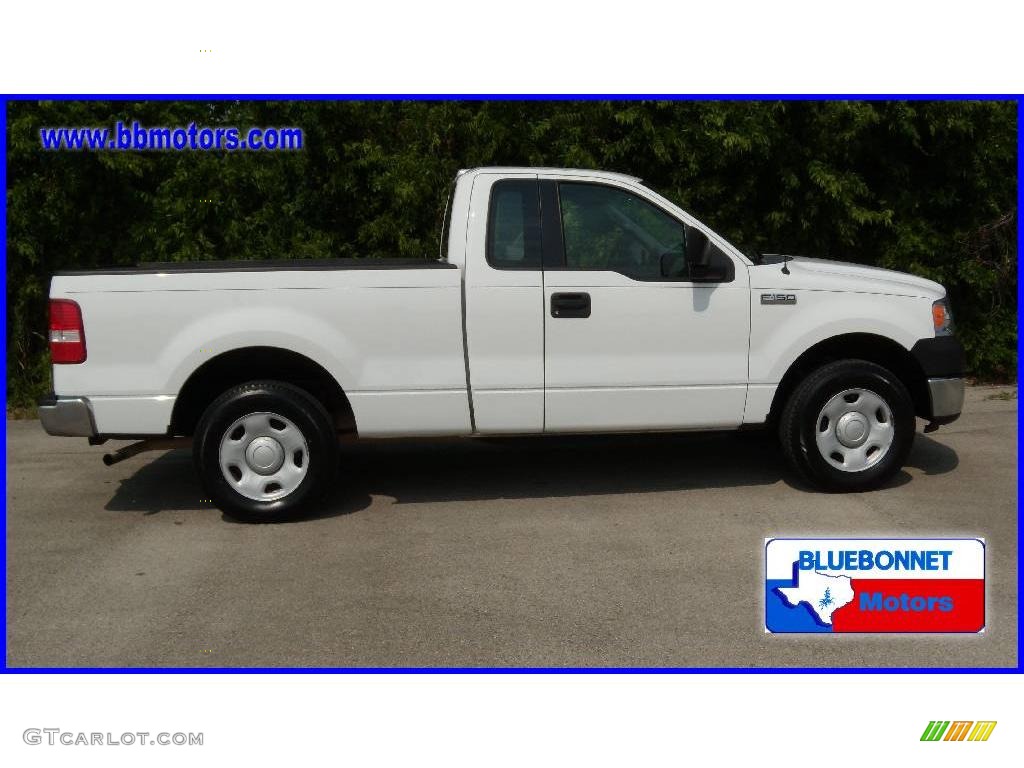 2006 F150 XL Regular Cab - Oxford White / Medium/Dark Flint photo #6