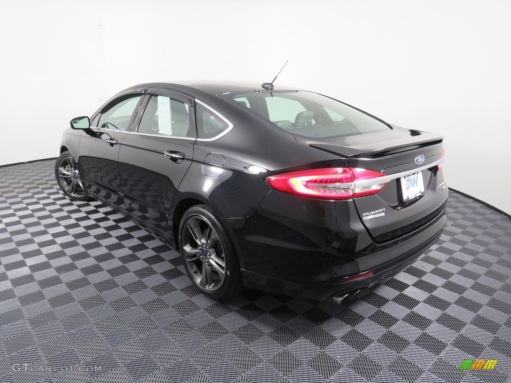 2017 Fusion Sport AWD - Shadow Black / Dark Earth Grey photo #13