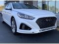 2019 Quartz White Pearl Hyundai Sonata SEL  photo #1