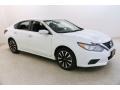 Glacier White 2018 Nissan Altima 2.5 SV