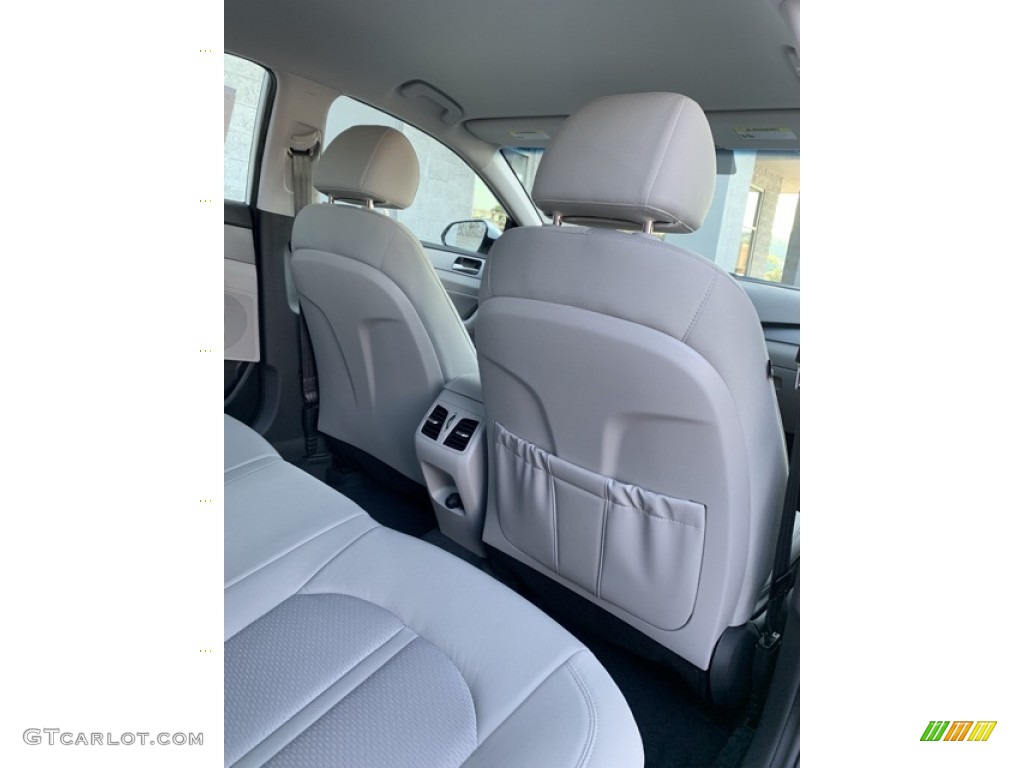 2019 Sonata SEL - Quartz White Pearl / Gray photo #25