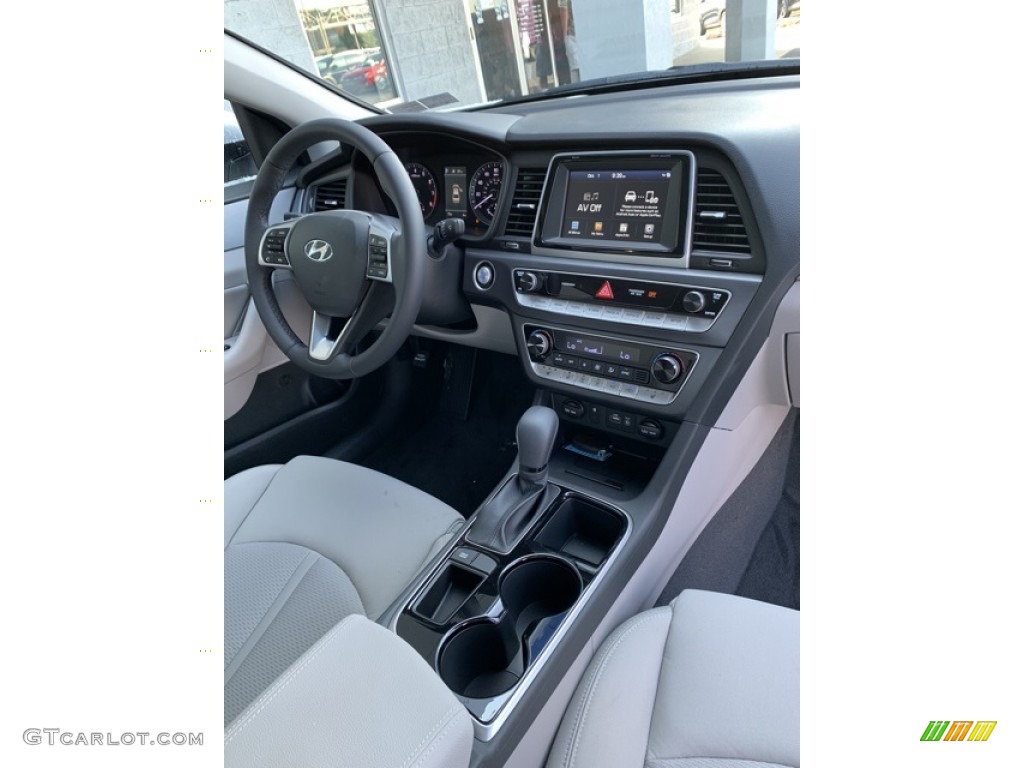 2019 Sonata SEL - Quartz White Pearl / Gray photo #28