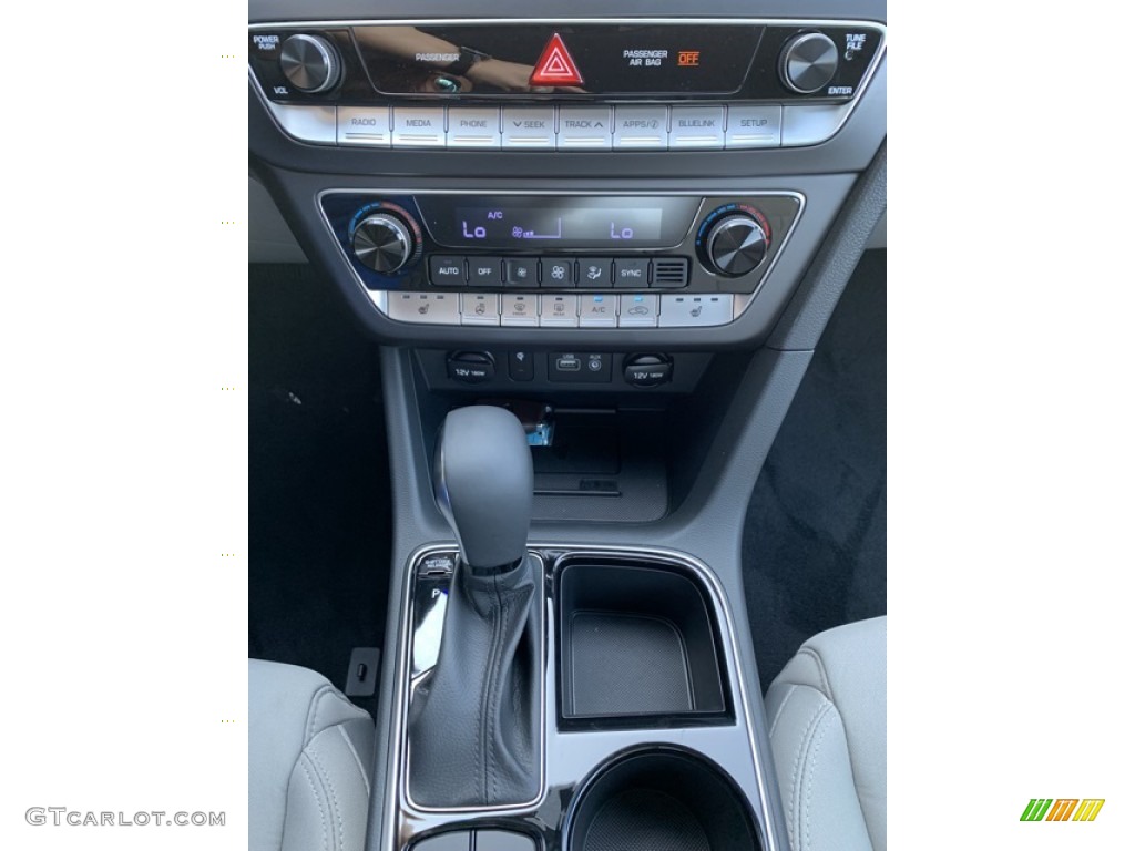 2019 Sonata SEL - Quartz White Pearl / Gray photo #34