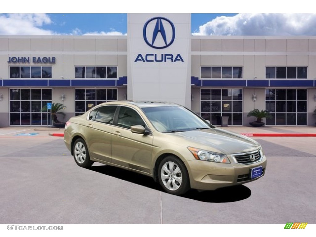 2009 Accord EX-L Sedan - Bold Beige Metallic / Ivory photo #1
