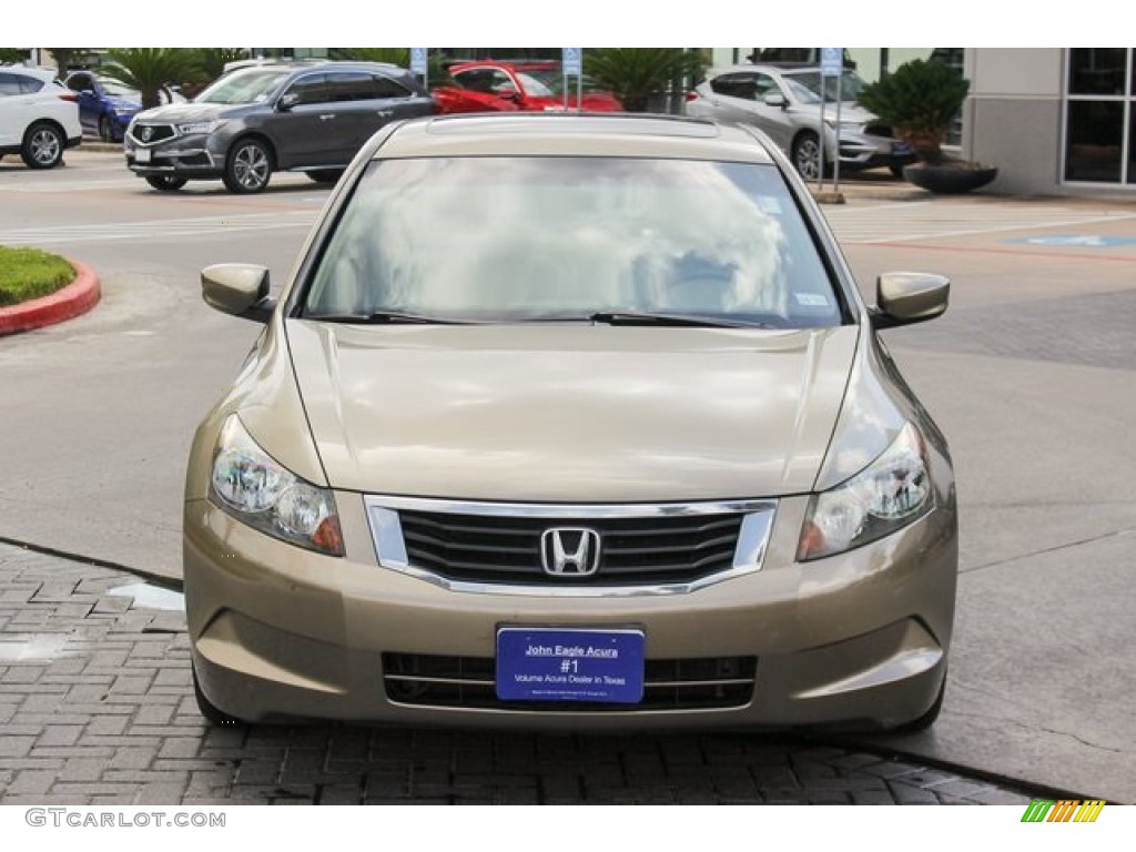 2009 Accord EX-L Sedan - Bold Beige Metallic / Ivory photo #2