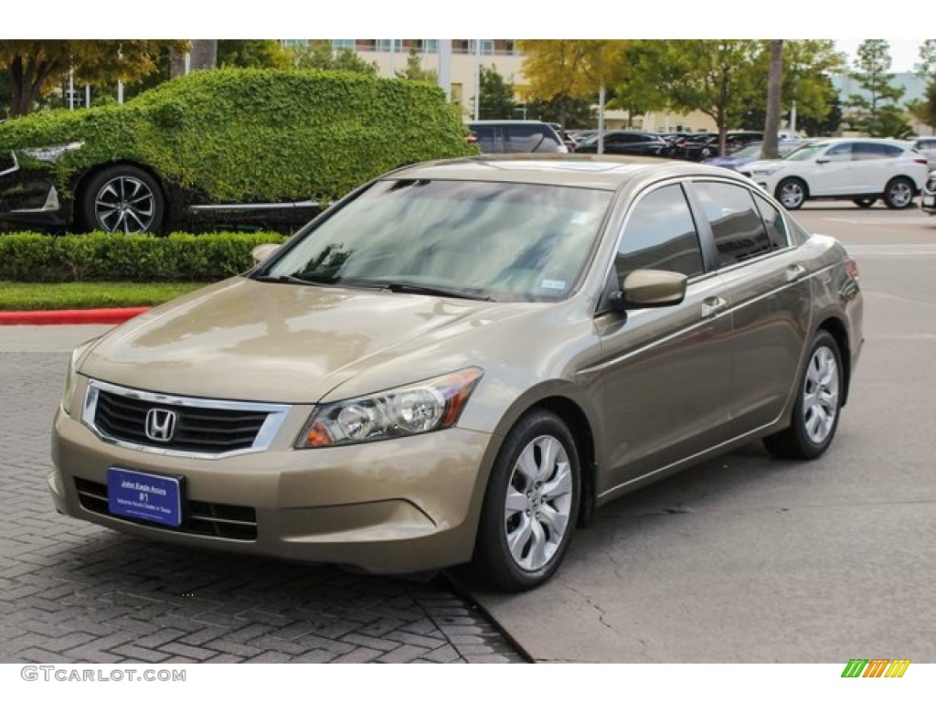 2009 Accord EX-L Sedan - Bold Beige Metallic / Ivory photo #3