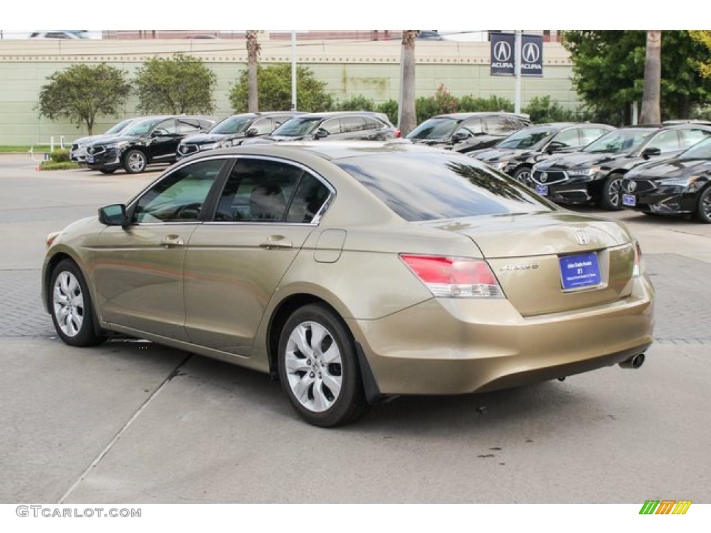 2009 Accord EX-L Sedan - Bold Beige Metallic / Ivory photo #5