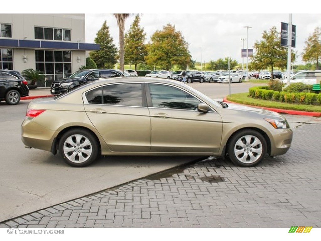 2009 Accord EX-L Sedan - Bold Beige Metallic / Ivory photo #8
