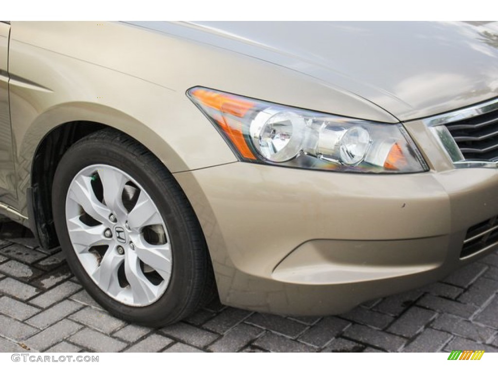 2009 Accord EX-L Sedan - Bold Beige Metallic / Ivory photo #10