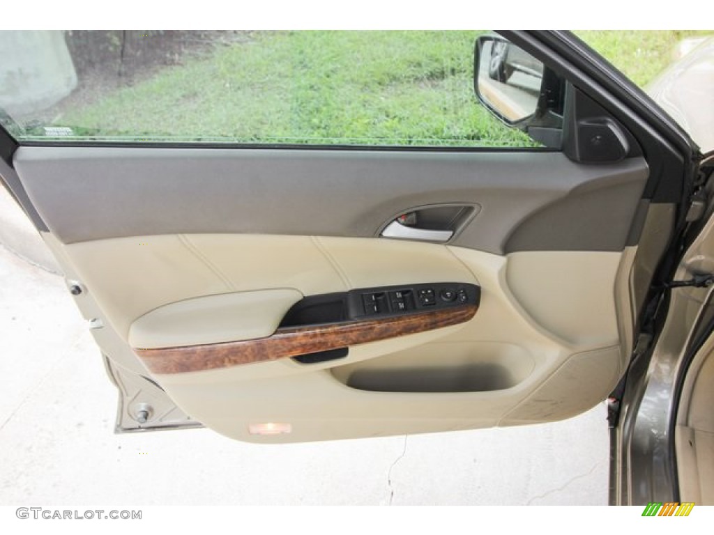 2009 Accord EX-L Sedan - Bold Beige Metallic / Ivory photo #15