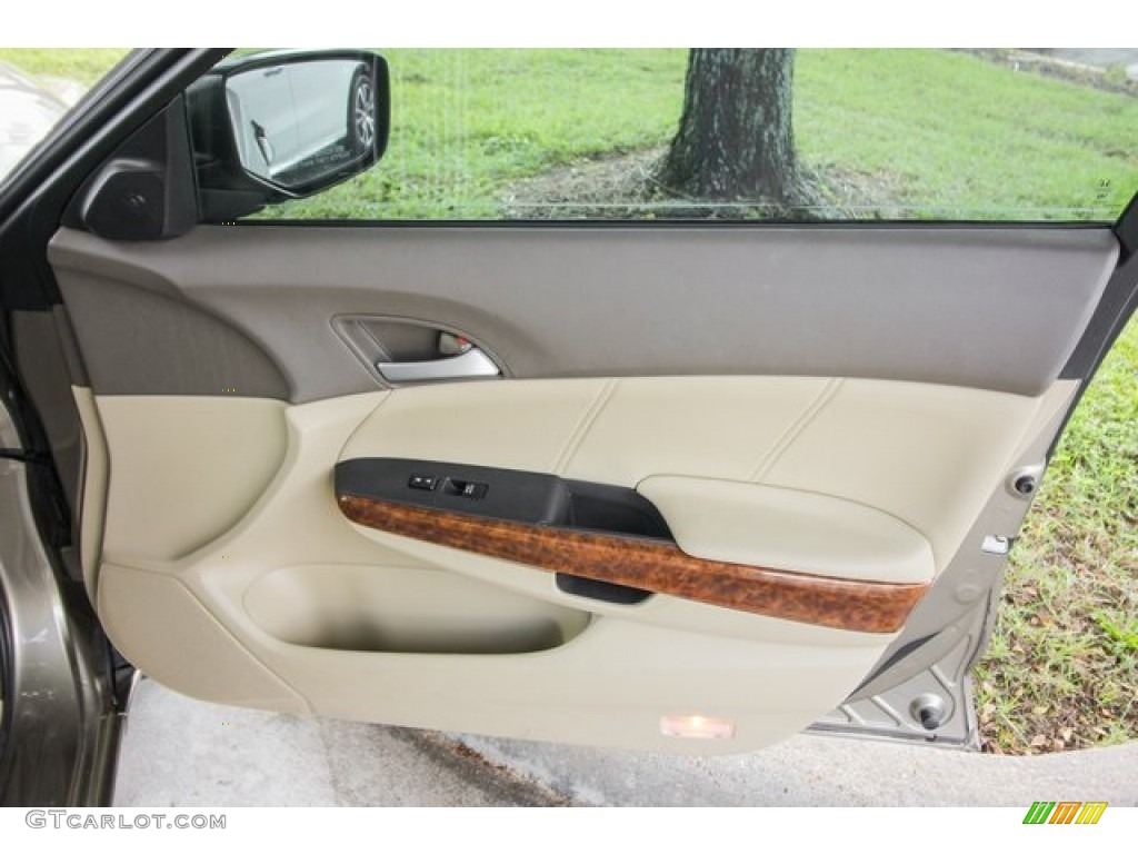 2009 Accord EX-L Sedan - Bold Beige Metallic / Ivory photo #22