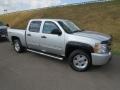 Sheer Silver Metallic - Silverado 1500 LS Crew Cab 4x4 Photo No. 2