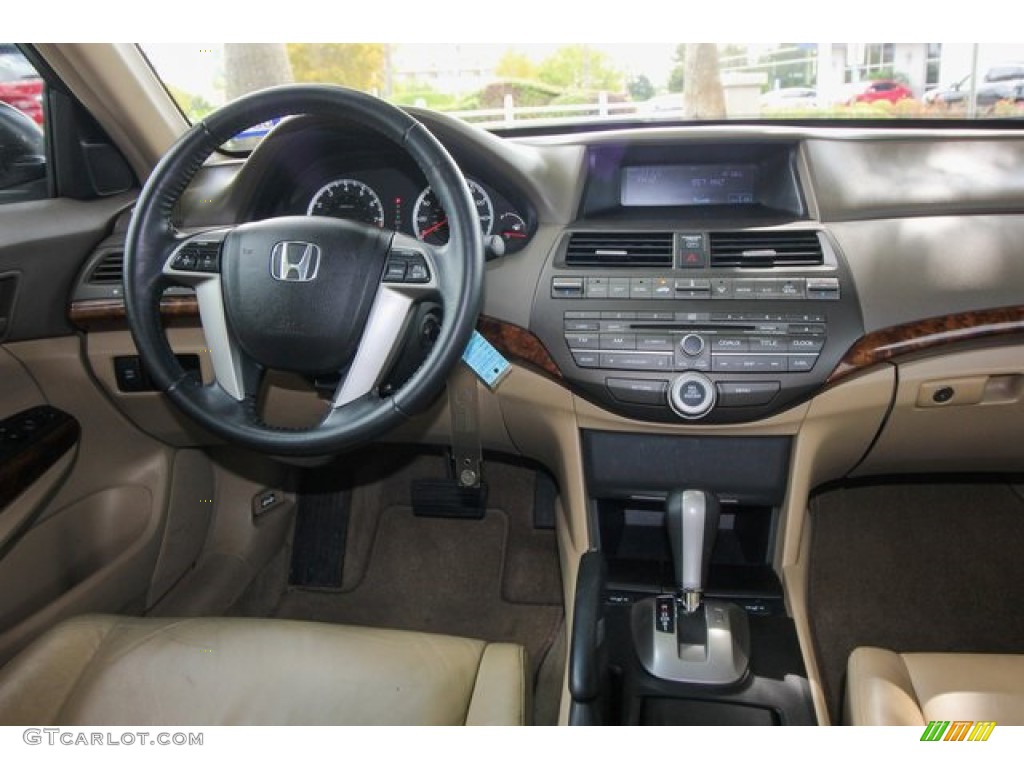 2009 Accord EX-L Sedan - Bold Beige Metallic / Ivory photo #24