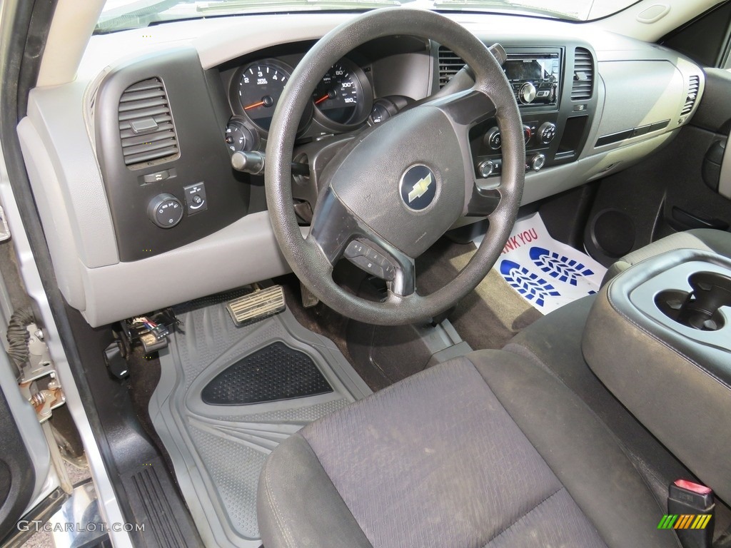 2010 Silverado 1500 LS Crew Cab 4x4 - Sheer Silver Metallic / Dark Titanium photo #18