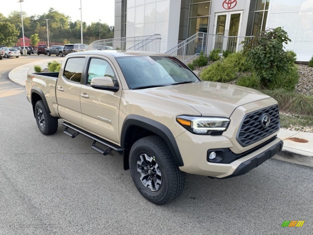 2020 Tacoma TRD Off Road Double Cab 4x4 - Quicksand / TRD Cement/Black photo #1