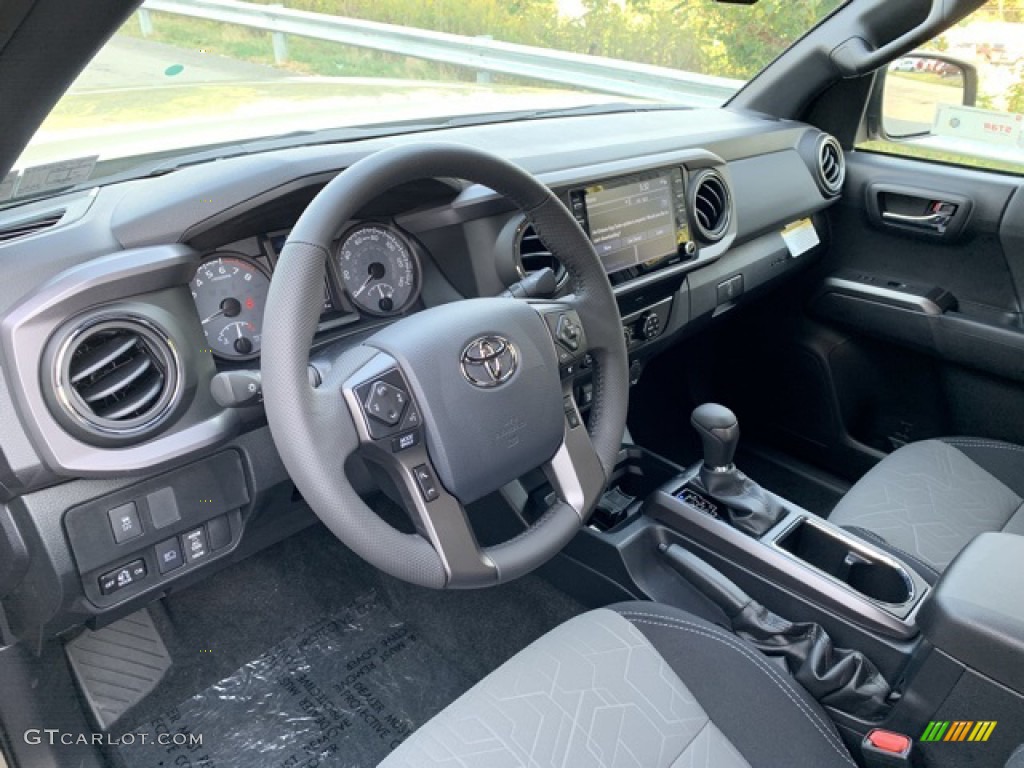 TRD Cement/Black Interior 2020 Toyota Tacoma TRD Off Road Double Cab 4x4 Photo #135442975