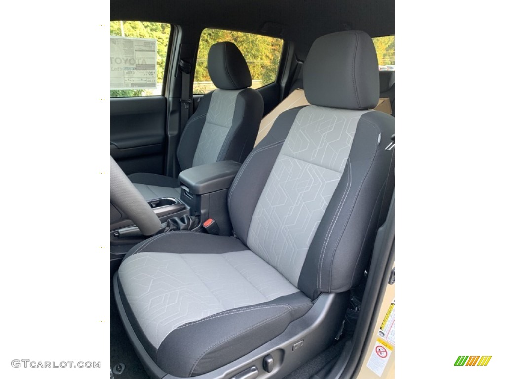 TRD Cement/Black Interior 2020 Toyota Tacoma TRD Off Road Double Cab 4x4 Photo #135443101