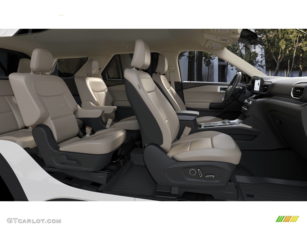 2020 Explorer XLT 4WD - Oxford White / Sandstone photo #6