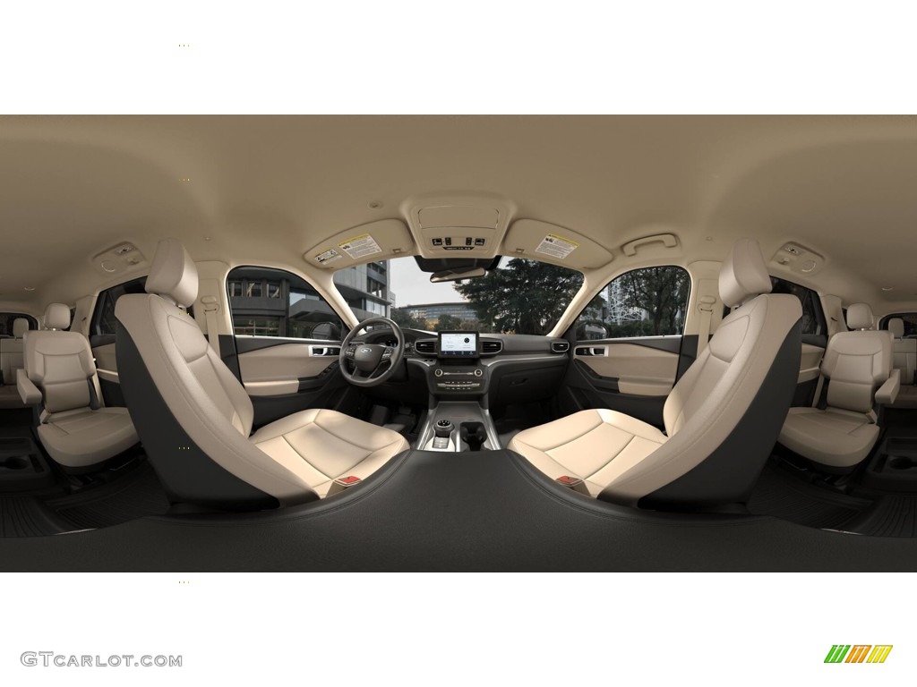 2020 Explorer XLT 4WD - Oxford White / Sandstone photo #8