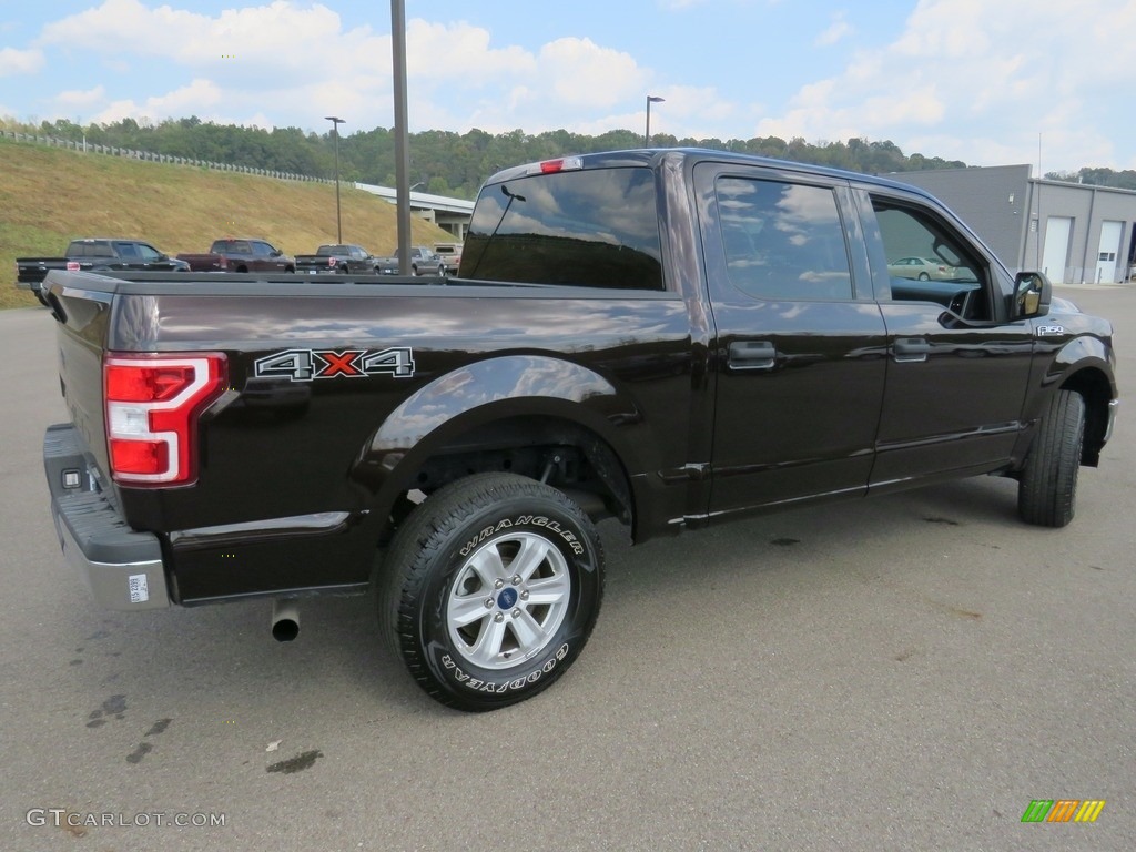 2019 F150 XLT SuperCrew 4x4 - Magma Red / Earth Gray photo #14