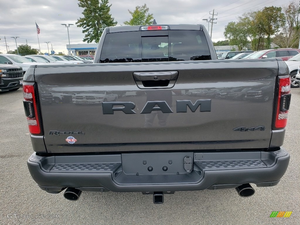 2020 1500 Rebel Crew Cab 4x4 - Granite Crystal Metallic / Red/Black photo #5