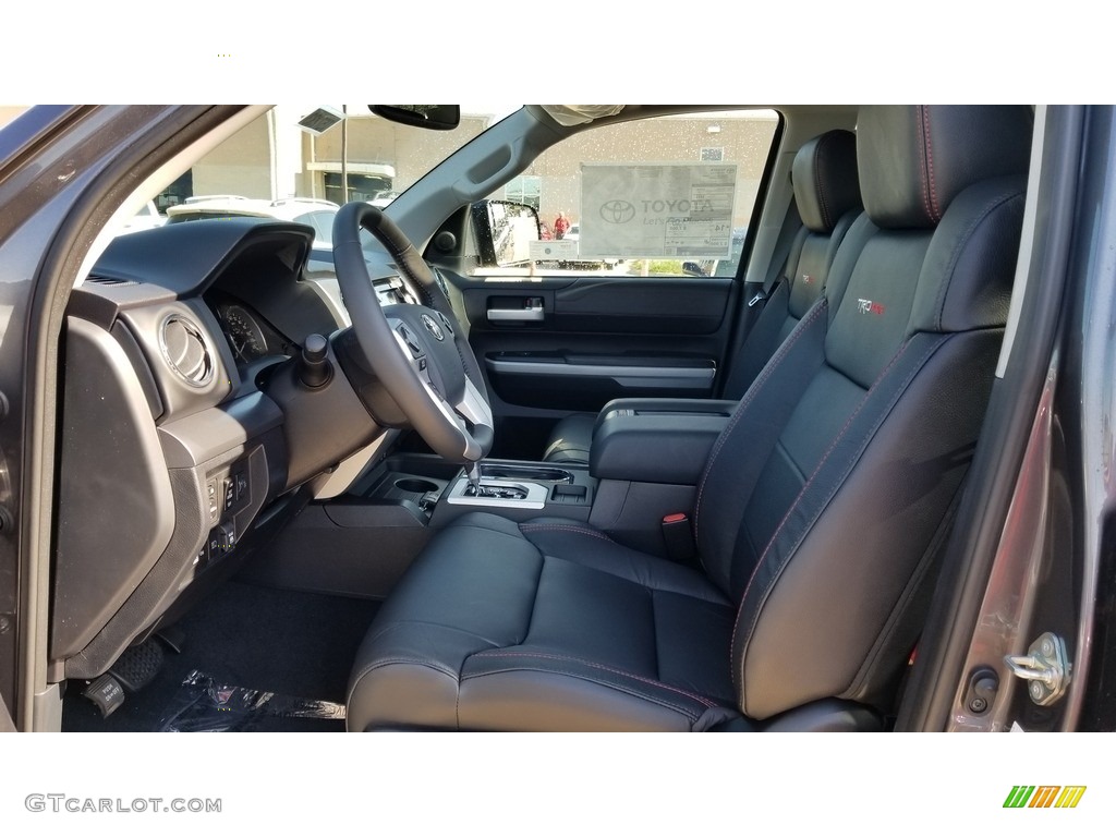 Black Interior 2020 Toyota Tundra TRD Pro CrewMax 4x4 Photo #135446170