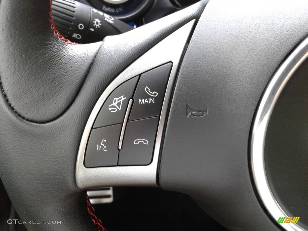2019 Fiat 500 Abarth Nero (Black) Steering Wheel Photo #135446479