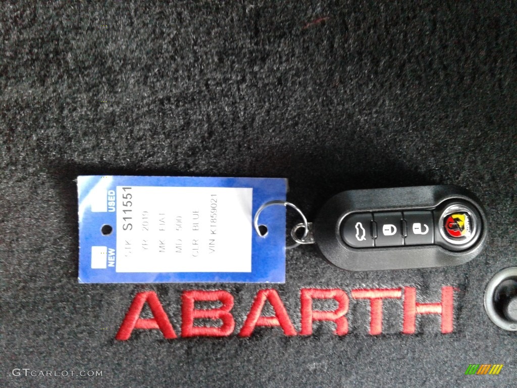 2019 Fiat 500 Abarth Keys Photo #135446647