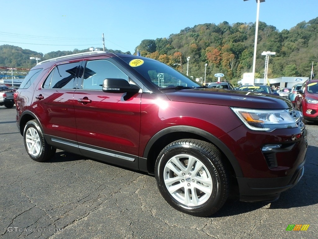 2019 Explorer XLT 4WD - Burgundy Velvet / Medium Black photo #9