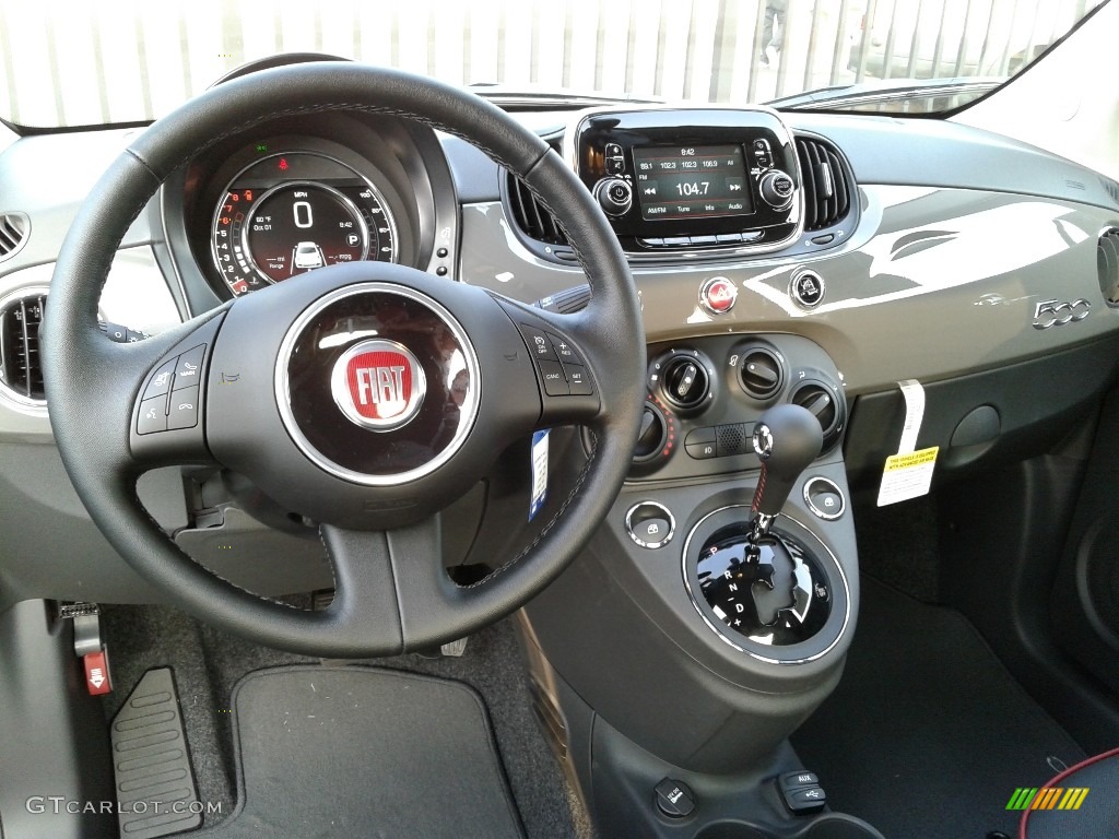 2019 Fiat 500 Pop Nero (Black) Dashboard Photo #135447115